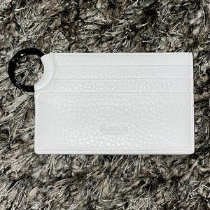 Hammitt LA White Leather Card Holder